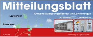 Mehr über den Artikel erfahren Mitteilungsblatt der Ortsverwaltung