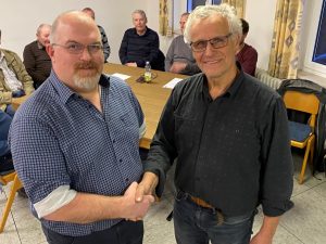 Mehr über den Artikel erfahren Marc Raczynski neuer Kassierer beim Obst- und Gartenbauverein